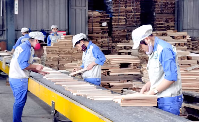 Ngành chế biến gỗ đang đứng trước nhiều cơ hội phát triển. (Ảnh TL)
