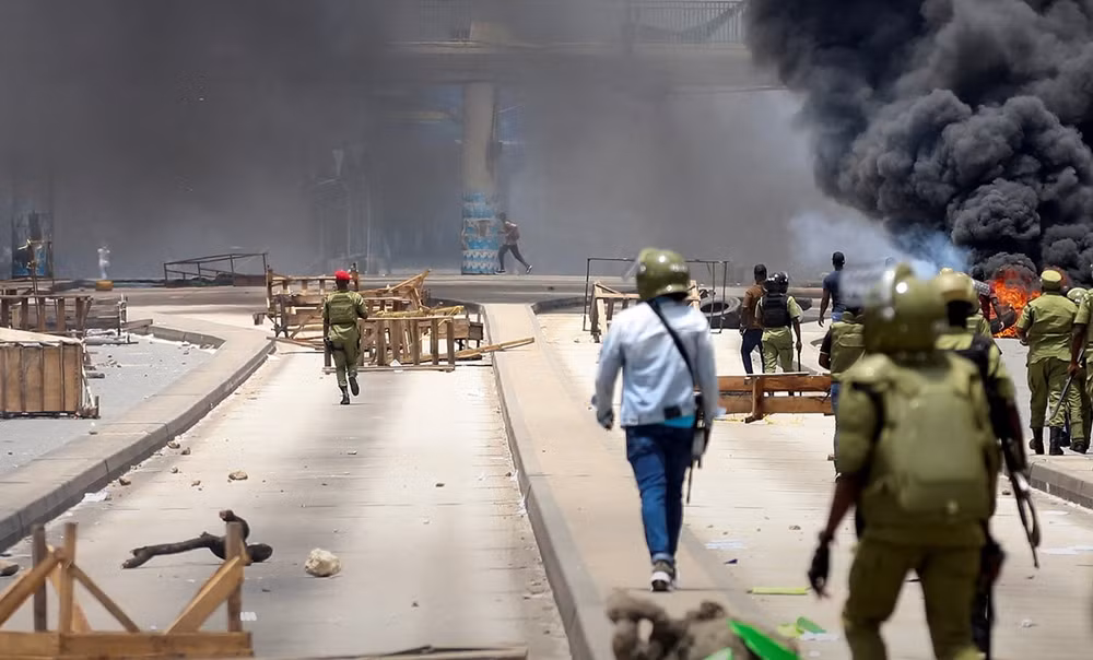 Biểu tình ở Tanzania đang diễn ra nghiêm trọng. Ảnh: UN