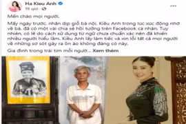 Hoa hậu Hà Kiều Anh lên tiếng xin lỗi về chuyện "công chúa đời thứ 7 triều Nguyễn"