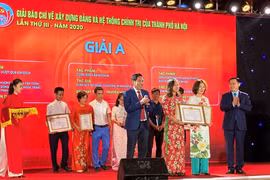 Công bố 2 giải báo chí về xây dựng Đảng và phát triển văn hóa, xây dựng người Thủ đô văn minh, thanh lịch