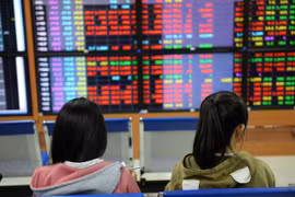 Cổ phiếu dầu khí, bất động sản đồng loạt mất giá khiến Vn-Index 'đỏ rực'