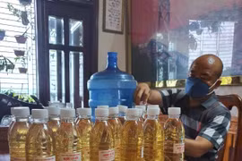 “Dự án” 20.000 chai nước vối quê hương gửi vào khu cách ly