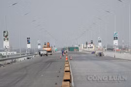 Cầu Thăng Long sẽ chính thức thông xe vào ngày 7/1/2021