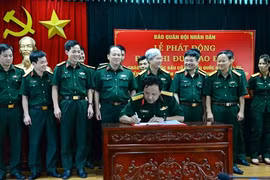 Báo Quân đội nhân dân phát động đợt thi đua cao điểm chào mừng bầu cử đại biểu Quốc hội khóa XV