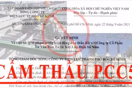 Gian lận hồ sơ dự thầu, PCC5 bị cấm thầu 3 năm