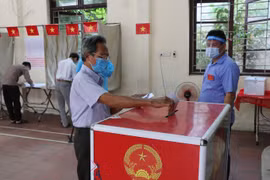 Bắc Ninh: Nhiều Tổ bầu cử đã hoàn thành bỏ phiếu với 100% cử tri đi bầu