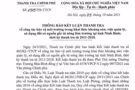 Ninh Bình: Hàng loạt sai phạm trong quản lý, khai khác khoáng sản