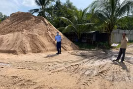 Bình Thuận phát hiện hàng loạt cơ sở kinh doanh vật liệu xây dựng không hợp pháp