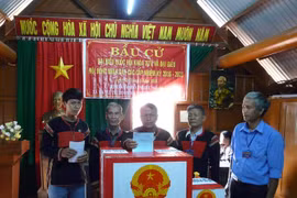 Ba đơn vị bầu cử cấp xã phải tiến hành bầu cử lại do số lượng cử tri tham gia bỏ phiếu dưới 50%
