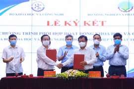 Bộ Khoa học và Công nghệ phối hợp hoạt động với Bộ Nông nghiệp và Phát triển nông thôn giai đoạn 2021-2030