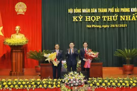 Chủ tịch Quốc hội Vương Đình Huệ dự kỳ họp thứ nhất HĐND TP. Hải Phòng khóa XVI
