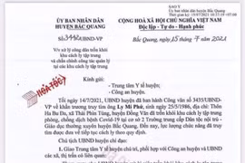 Hà Giang: Truy tìm, đưa công dân trốn khỏi khu cách ly tập trung trở về
