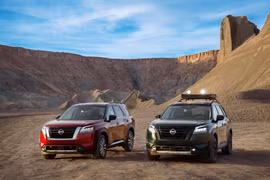 Nissan Pathfinder 2022 sở hữu diện mạo hầm hố hơn người tiền nhiệm