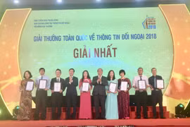 Vinh danh 90 tác phẩm xuất sắc tại Lễ trao Giải thưởng toàn quốc về thông tin đối ngoại năm 2018