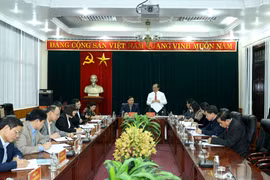 Đoàn công tác Hội Nhà báo Việt Nam làm việc với Tỉnh ủy Cao Bằng