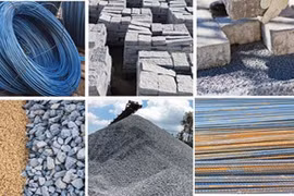 Giá cát, thép và xi măng đồng loạt tăng