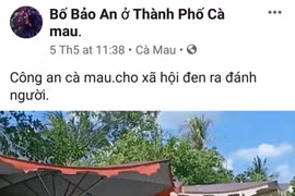 Cà Mau: Xử lý đối tượng dùng Facebook vu khống công an