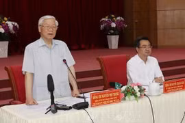 Tổng Bí thư, Chủ tịch nước làm việc với lãnh đạo chủ chốt tỉnh Kiên Giang