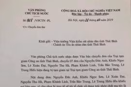 Nhiều bị can đồng loạt gửi đơn kêu oan