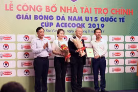Giải bóng đá nam U15 Quốc tế có đơn vị đồng hành