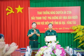 Bộ đội biên phòng tỉnh Bà Rịa-Vũng Tàu phá chuyên án “mua bán người”