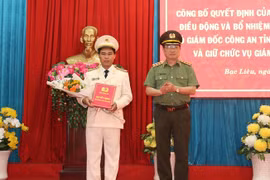 Đại tá Lê Việt Thắng được bổ nhiệm làm Giám đốc Công an tỉnh Bạc Liêu