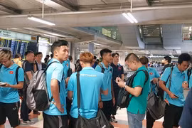 Đội tuyển Việt Nam đã có mặt tại Thái Lan để chuẩn bị cho King's Cup 2019