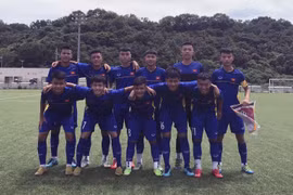 Đội tuyển U15 Việt Nam thi đấu giao hữu tại Nhật Bản