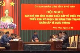 Phú Thọ: Khai mạc diễn tập khu vực phòng thủ tỉnh năm 2019