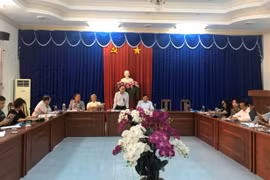 Đoàn công tác liên ngành Hội Nhà báo Việt Nam làm việc tại An Giang
