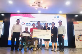 3 giải đặc biệt dành cho người khuyết tật được trao tại Chung kết SDG Challenge 2019
