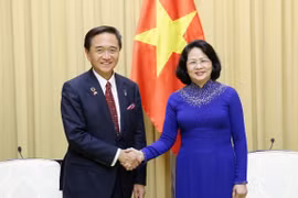 Phó Chủ tịch nước Đặng Thị Ngọc Thịnh tiếp Thống đốc tỉnh Kanagawa -Nhật Bản