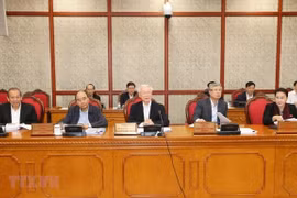 Tổng Bí thư, Chủ tịch nước Nguyễn Phú Trọng chủ trì họp Bộ Chính trị
