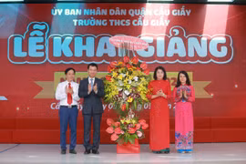 Tưng bừng ngày hội khai trường tại trường THCS Cầu Giấy