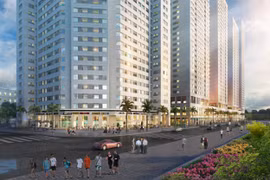 Eurowindow River Park tung ra những căn shophoues cuối cùng trong lễ cất nóc