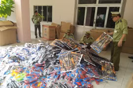 Bình Dương: Tạm giữ gần 1.500 khẩu súng nhựa nhập lậu