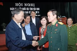 Đại tướng Tô Lâm tiếp xúc cử tri huyện Lương Tài, tỉnh Bắc Ninh