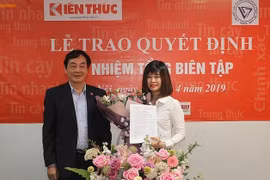 Bà Nguyễn Thị Mai Hương được bổ nhiệm làm Tổng Biên tập Báo điện tử Kiến Thức