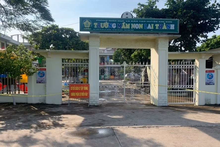 11 hoc sinh o ninh binh la f0 8 truong tam dung cho hoc sinh den truong hinh 1