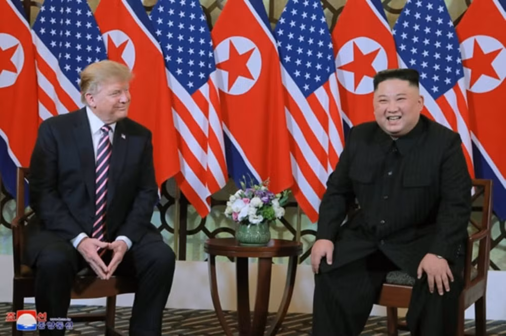 Tổng thống Donald Trump và Chủ tịch Kim Jong-un