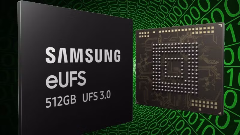 Chip nhớ thế hệ mới&nbsp;eUFS 3.0 được Samsung sản xuất hàng loạt.