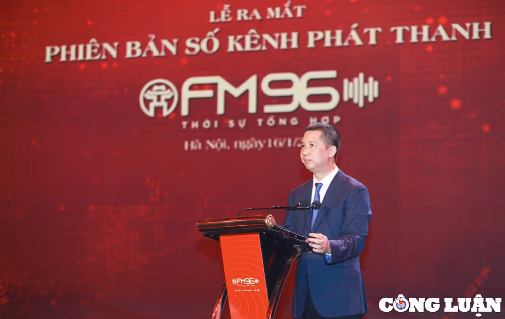 dai phat thanh va truyen hinh ha noi ra mat phien ban so kenh phat thanh fm96 thoi su tong hop hinh 2