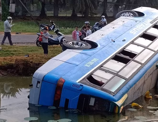 Hiện trường vụ tai nạn. Ảnh: KN