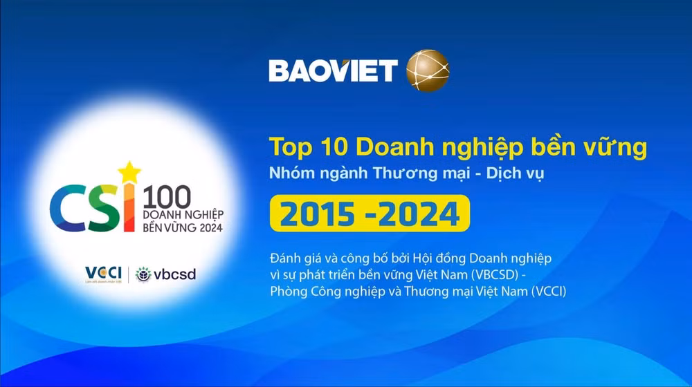 bao viet 60 nam lien tiep duoc vinh danh trong top 10 doanh nghiep ben vung nhat viet nam hinh 3