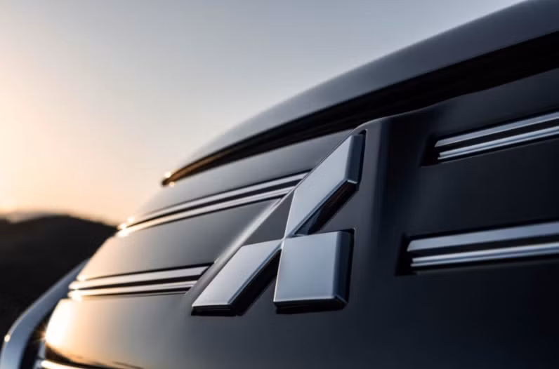 Hình ảnh logo xe Mitsubishi. Ảnh: Mitsubishi