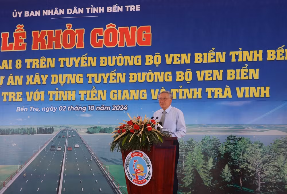 pho thu tuong thuong truc nguyen hoa binh du le khoi cong du an cau ba lai 8 ben tre hinh 2