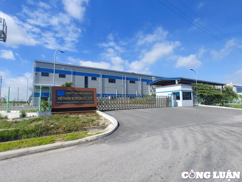 bac ninh cong ty tnhh viet nam buwon xay dung nha may khong phep trong kcn thuan thanh iii module i hinh 2