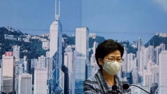 Trưởng đặc khu Hong Kong Carrie Lam. Ảnh: Reuters