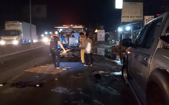 Vụ tai nạn đã khiến 1 người tử vong tại chỗ. Ảnh: cand