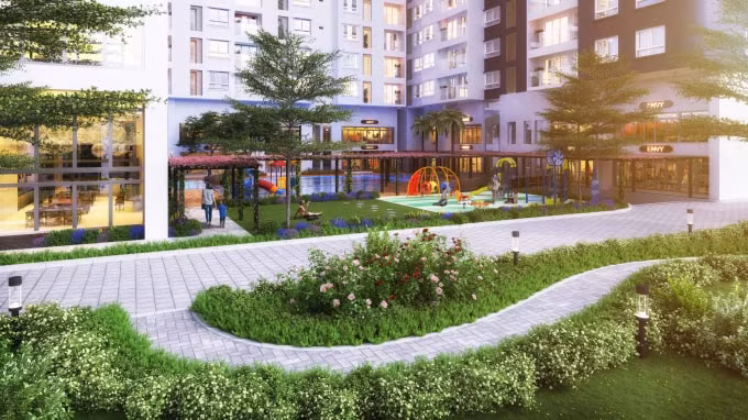 Không gian sống đa tiện ích, gần gũi với thiên nhiên tại C-Sky View.